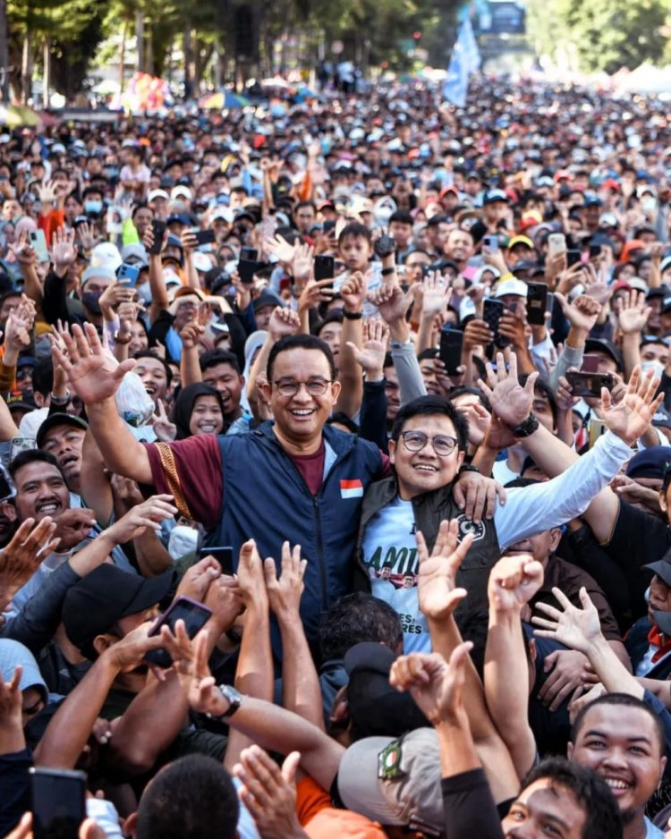 Anies-Imin Rasakan Denyut Perubahan di Sulsel, 1 Juta Massa Berkumpul