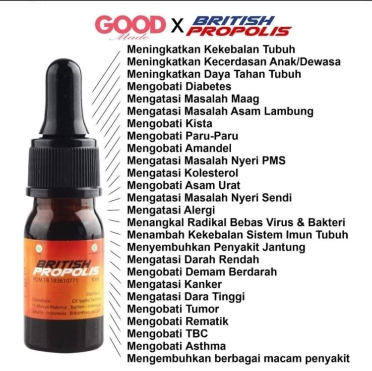 British Propolis Produk Herbal Premium